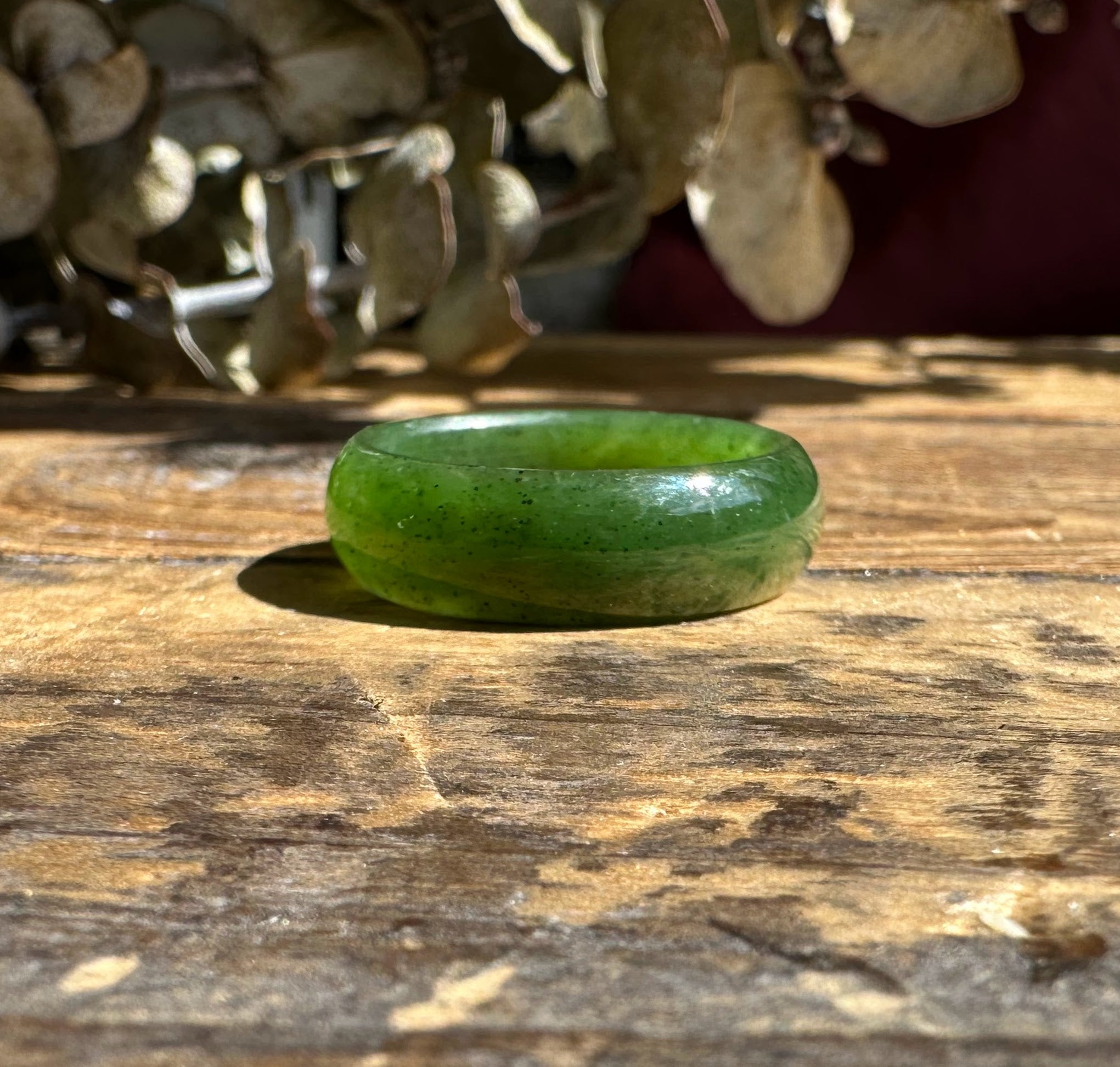 Jade Band Ring-Assorted Sizes
