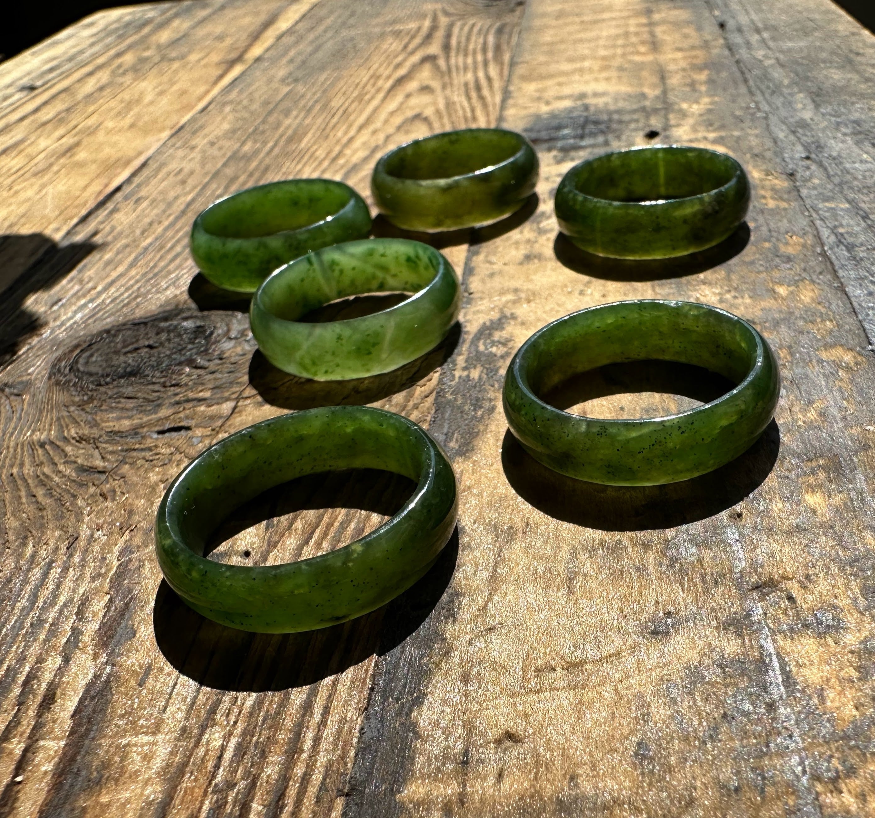 Jade Band Ring-Assorted Sizes