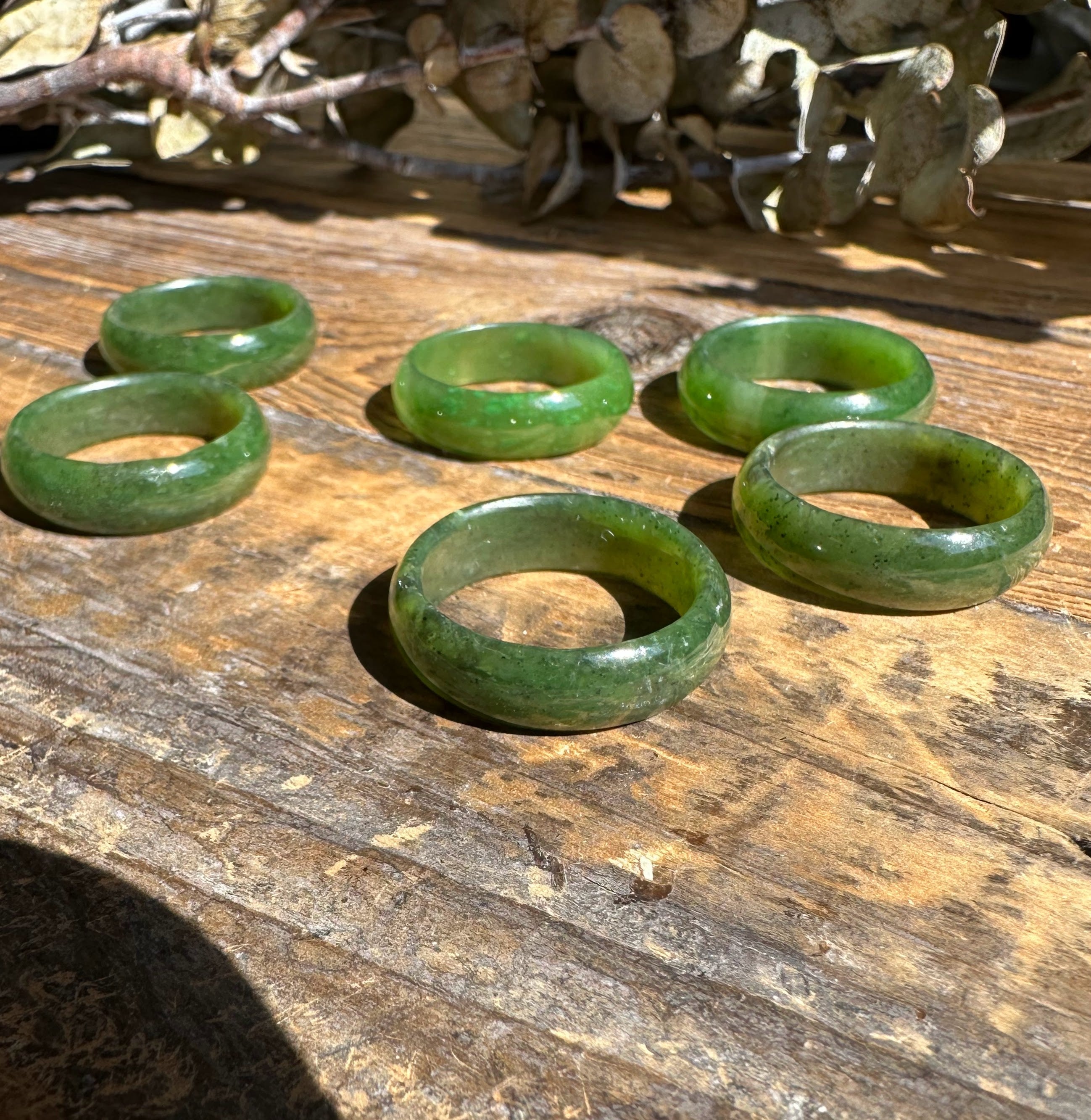 Jade Band Ring-Assorted Sizes